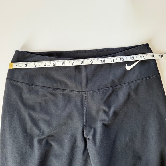 Nike Dri Fit NFL New England Patriots Wide Leg Yoga Pants Black Leggings Large - Picture 7 of 8